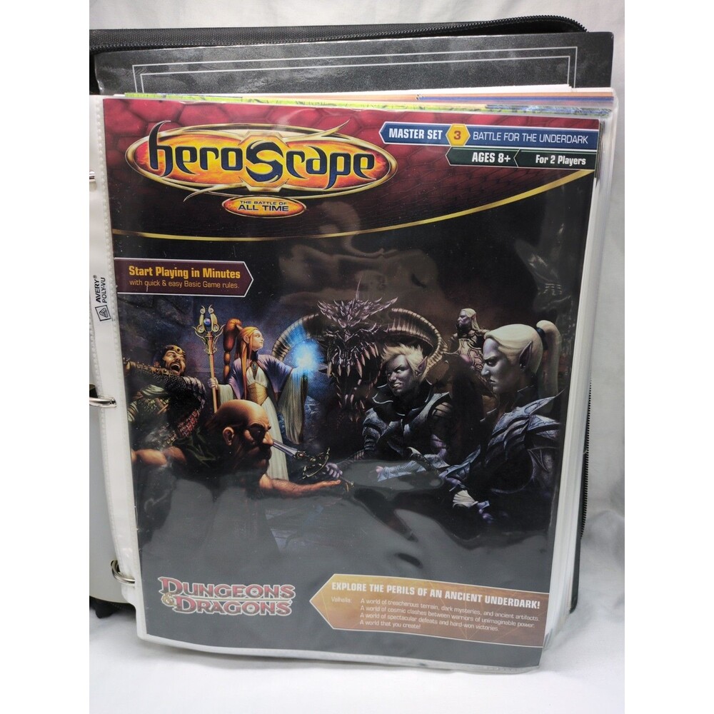 Binder Of (200+) Heroscape Instructions And Extras